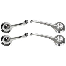 1965 Mustang Fastback; Door and Window Handle Kit; Clip On; 4-Piece Kit