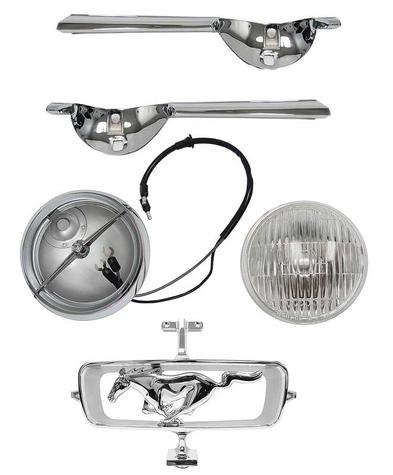 1965 Mustang GT Light Bar Kit with Horse