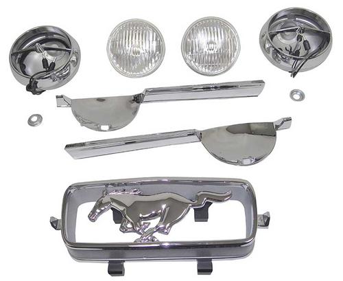 1966 Mustang GT Light Bar Kit with Horse