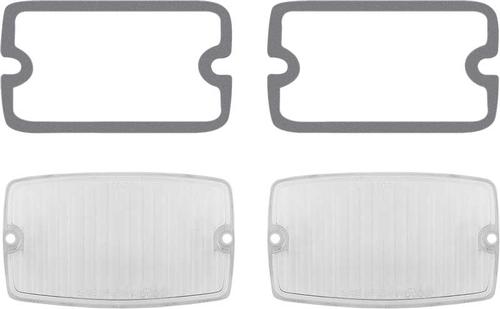 1973-76 Valiant, Duster, Scamp Park Lamp Lens and Gasket Set ; 4 Piece Set