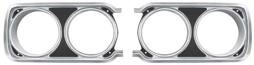 1968 Plymouth; Belvedere, Road Runner, Satellite, GTX; Headlamp Bezel Set