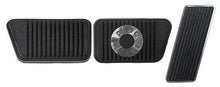1965-68 Ford Mustang; Pedal Pad Set; With Manual Transmission and Disc Brakes