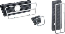 1968-81 GM Pedal Pad and Trim Plate Kit; Disc Brake; Auto Trans; 6 Piece Kit; Various Models