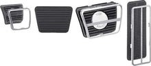 1969-71 GM Pedal Pad Kit Manual Transmission; With Disc Brakes Emblem - 8 Piece
