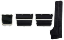 1970-71 Camaro Z28 with Drum Brakes and Manual Transmission Pedal Pad Kit - 7 Piece Set
