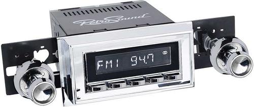 1962-65 Chevy II / Nova Hermosa Radio - Chrome Radio, Buttons, Bezel & Knobs