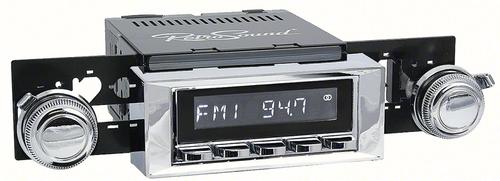 1965-66 Impala/Fullsize Laguna Am/Fm Radio - Chrome Radio, Buttons, Bezel & Knobs