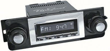 1967-72 GM Truck Laguna AM/FM Radio - Chrome Radio with Buttons, Black & Chrome Knobs and Bezel