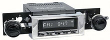 1968-79 Nova Hermosa Radio - Black Radio, Buttons & Knobs w/Chrome Bezel