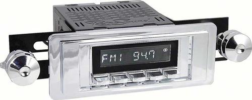 1955-56 Chevy Fullsize Hermosa Radio - Chrome Radio, Buttons, Bezel & Knobs