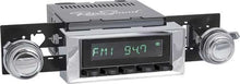 1965-66 Full Size Chevrolet Hermosa Radio - Black Radio & Buttons w/Chrome Bezel & Knobs