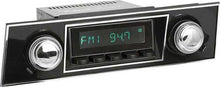 1967-68 F-Body Hermosa Radio - Black Radio & Buttons w/Chrome Knobs & Black & Chrome Face Plate