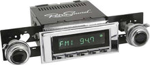 1969 Camaro Hermosa Radio - Chrome Radio, Buttons & Bezel & Chrome Knobs w/Black Dot