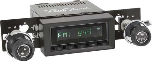 1970-81 F-Body Hermosa Radio - Black Radio, Buttons, Bezel & Knobs