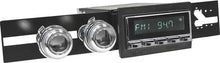 1971-75 Road Runner RetroSound Hermosa Am/Fm Radio - Chrome Radio, Buttons & Knobs w/Black Bezel