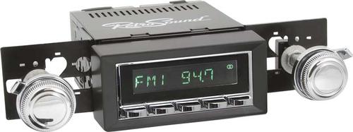 1970-81 F-Body Hermosa Radio - Chrome Radio, Buttons & Knobs w/Black Bezel
