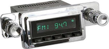 1964-66 Mustang; Long Beach Series Radio; Black Face & Buttons; Retrosound
