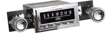 RetroSound Long Beach Series Radio - Chrome Face/Chrome Buttons/Chrome Bezel/Black Line Knobs