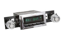 1969-73 RetroSound Long Beach Series Radio - Chrome Face/Black Buttons/Chrome Bezel/Chrome Knobs