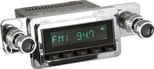 1964-66 RetroSound Hermosa Series Radio - Black Face/Black Buttons/Chrome Bezel/Black Dot Knobs