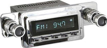 1964-66 RetroSound Hermosa Series Radio - Chrome Face/Chrome Buttons/Chrome Bezel/Black Dot Knobs