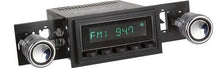 1967-68 RetroSound Hermosa Series Radio - Black Face/Black Buttons/Black Bezel/Black Line Knobs
