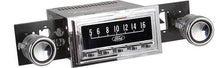 1967-68 RetroSound Hermosa Series Radio - Chrome Face/Chrome Buttons/Chrome Bezel/Black Line Knobs