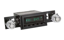 1969-73 RetroSound Hermosa Series Radio - Black Face/Black Buttons/Black Bezel/Chrome Knobs