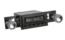 1967-68 RetroSound Laguna Series Radio - Black Face/Black Buttons/Black Bezel/Black Line Knobs