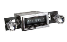 1967-68 RetroSound Laguna Series Radio - Black Face/Black Buttons/Chrome Bezel/Black Line Knobs