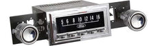 1967-68 RetroSound Laguna Series Radio - Chrome Face/Chrome Buttons/Chrome Bezel/Black Line Knobs