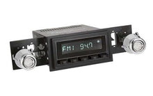 1969-73 RetroSound Laguna Series Radio - Black Face/Black Buttons/Black Bezel/Chrome Knobs