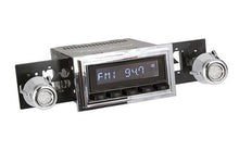 1969-73 RetroSound Laguna Series Radio - Black Face/Black Buttons/Chrome Bezel/Chrome Knobs