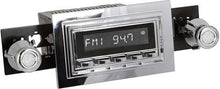 1969-73 RetroSound Laguna Series Radio - Chrome Face/Chrome Buttons/Chrome Bezel/Chrome Knobs