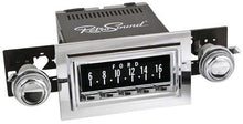 1974-86 RetroSound Long Beach Series Radio - Chrome Face/Chrome Buttons/Chrome Bezel/Chrome Knobs