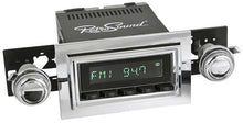 1974-86 RetroSound Laguna Series Radio - Black Face/Black Buttons/Chrome Bezel/Chrome Knobs