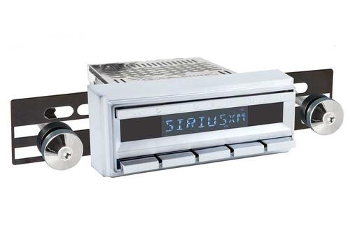 1949-57 GM RetroSound Wonderbar Radio - Chrome Face & Black w/Chrome Knobs