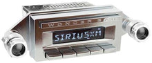 1958-62 GM RetroSound Wonderbar Radio w/SiriusXM- Chrome Face & Chrome w/Black Dot Knobs