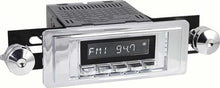 1955-56 Chevy Fullsize Long Beach Radio w/SiriusXM - Chrome Radio, Buttons, Bezel & Knobs