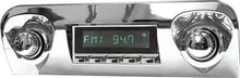 1959-60 Full Size Chevrolet Long Beach Radio w/SiriusXM - Chrome Radio, Buttons, Bezel & Knobs