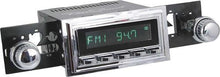 1961-62 Full Size Chevrolet Long Beach Radio w/SiriusXM - Chrome Radio, Buttons, Bezel & Knobs