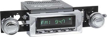 1973-84 Full Size Chevrolet Long Beach Radio w/SiriusXM - Chrome Radio, Buttons, Bezel & Knobs