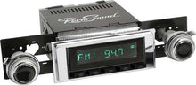 1969 Camaro Long Beach Radio w/SiriusXM - Blk Radio/Buttons w/Chrome Bezel & Chrome Knobs w/Blk Dot