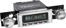 1969-72 Full Size Chevrolet Long Beach Radio w/SiriusXM - Chrome Radio, Buttons, Bezel & Knobs