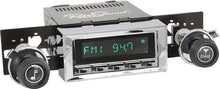 1970-81 Camaro / Firebird Long Beach Radio w/SiriusXM - Chrome Radio, Buttons & Bezel w/Black Knobs
