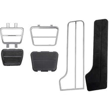 1969-70 Chevy, GMC Pickup, Blazer, Jimmy, Suburban; Pedal Pad Kit; with Trim Plates; with Auto Trans; 6 Piece Set
