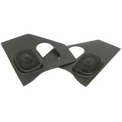 1962-64 Chevy II / Nova Coupe Kick Panels With Speakers 120 Watt