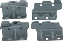 1967 Camaro; Rally Sport Limit Switch Bracket Set; with Rubber Bumpers
