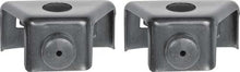 1968 Camaro; Rally Sport Headlight Door Stop Bracket; with Stoppers; Pair