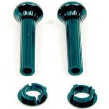 1968 Camaro / Firebird; Dash Vent Knob Set; Black Knobs; with Black Ferrules; 4-Piece Set